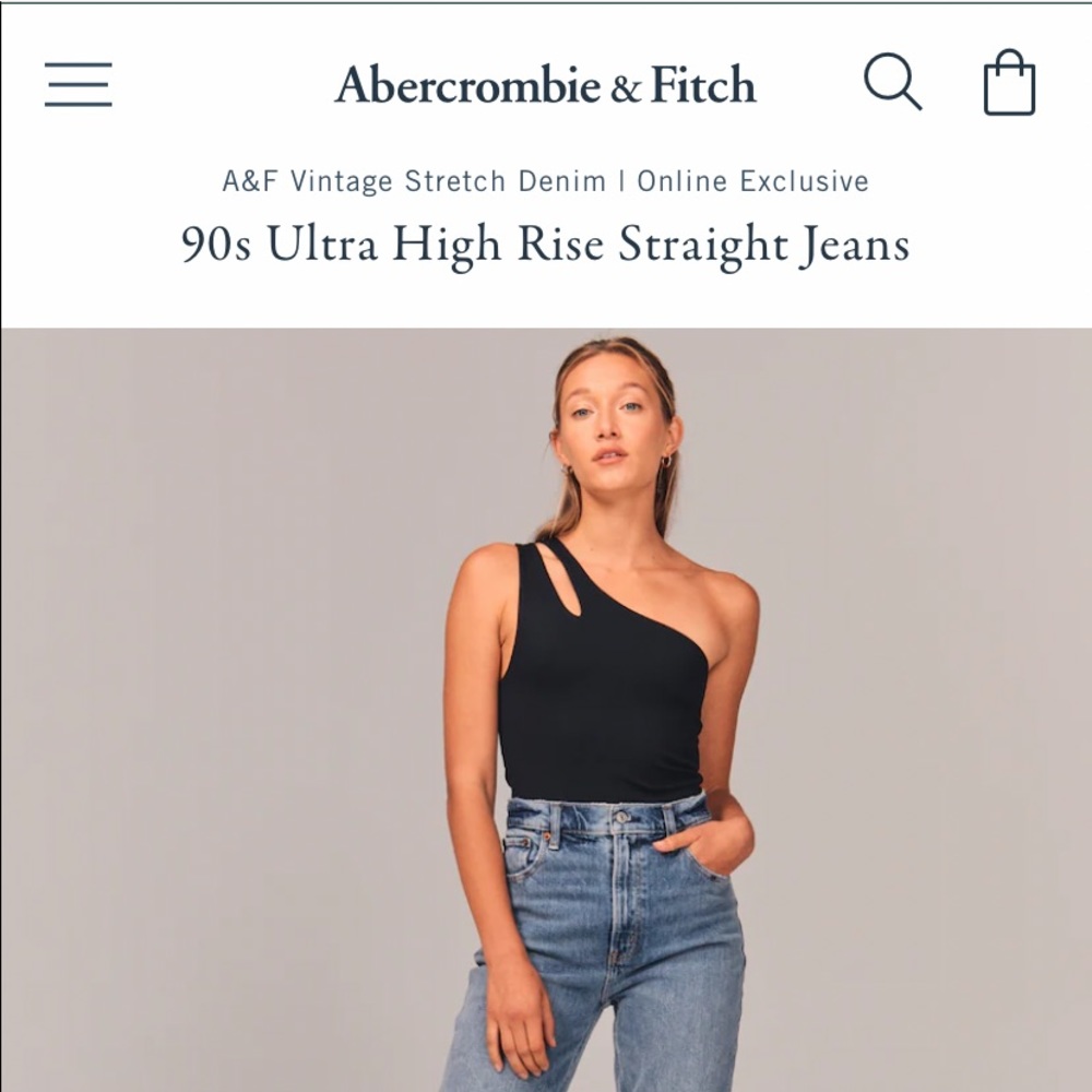 Abercrombie & Fitch brand new straight jeans, size 4/27